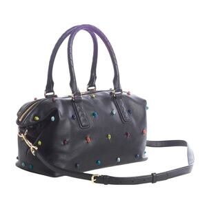 Tehra & B Ladies Knot Design Leather Satchel Bag